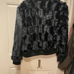 Cupcakes and Cashmere Faux Fur Bomber